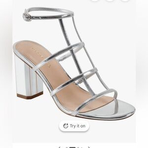 Marc Fisher Women's Norene Caged Block Heel Sandals